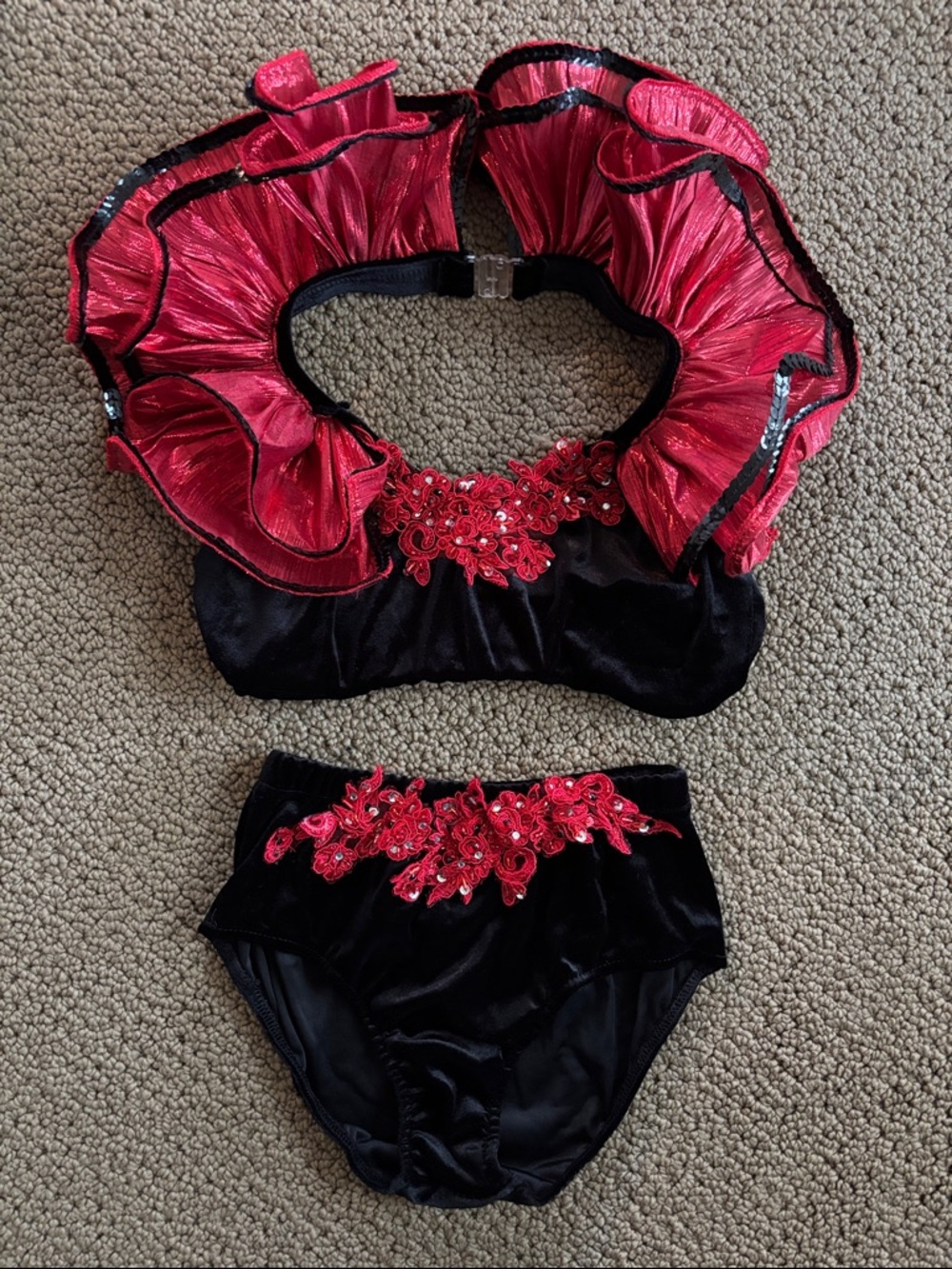Glamour Two Piece Girls Costume
